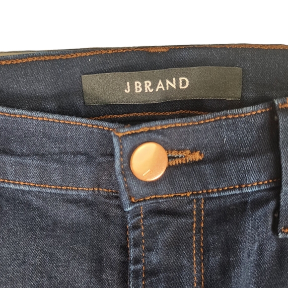 J BRAND Womens 27 Skinny Leg Dark Wash Denim Jeans Ink Mid Rise Stretchy Stretch - Picture 6 of 9